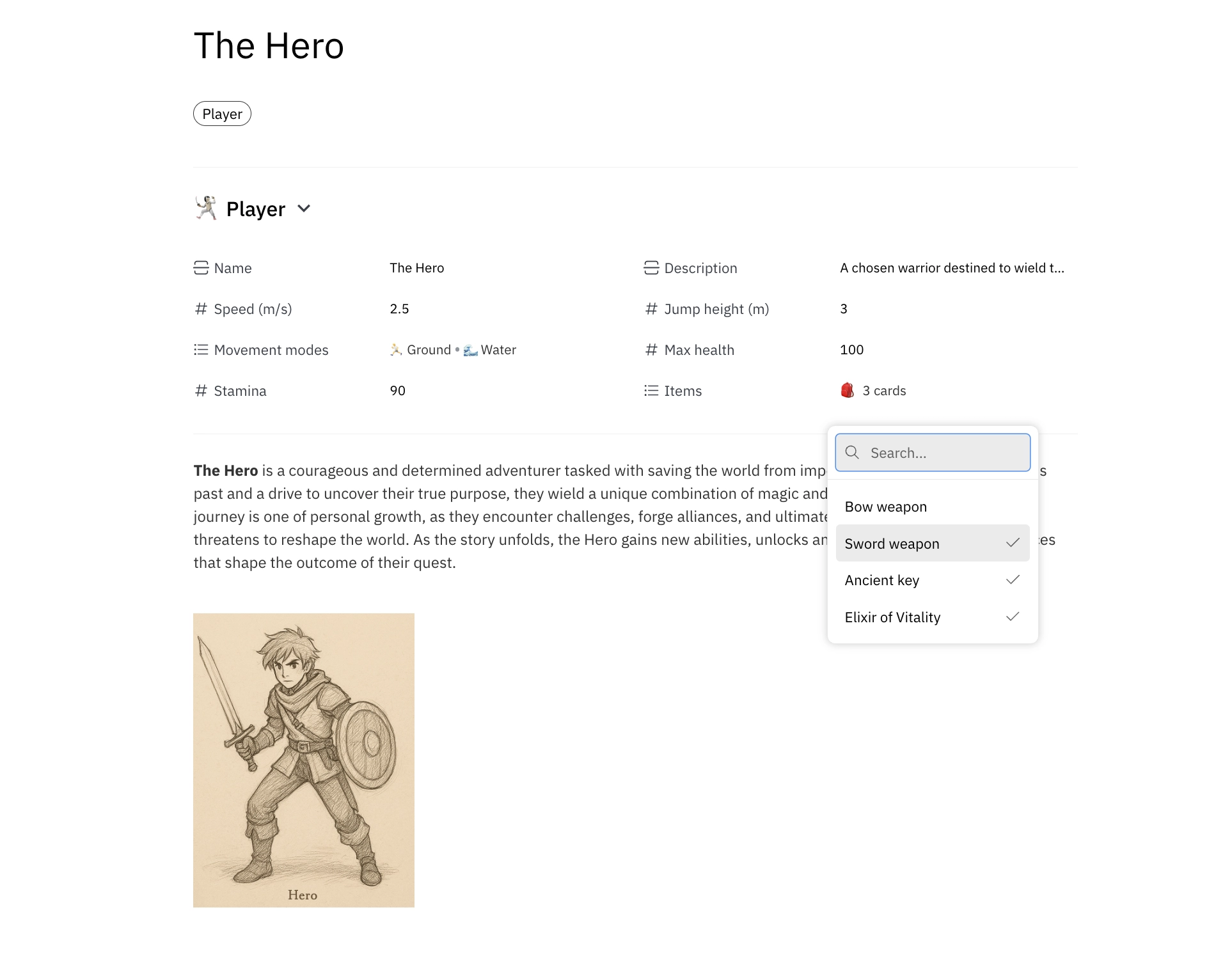 Using a reference attribute on a Card